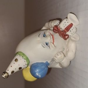 Vintage 1994 Signed Allyson Nagel Porcelain Birthday Egg